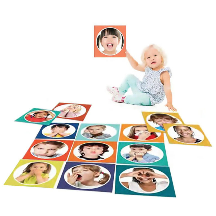 Lot de 15 dalles carrées des émotions 29cm x 29cm