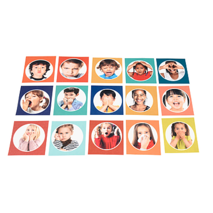 Lot de 15 dalles carrées des émotions 29cm x 29cm