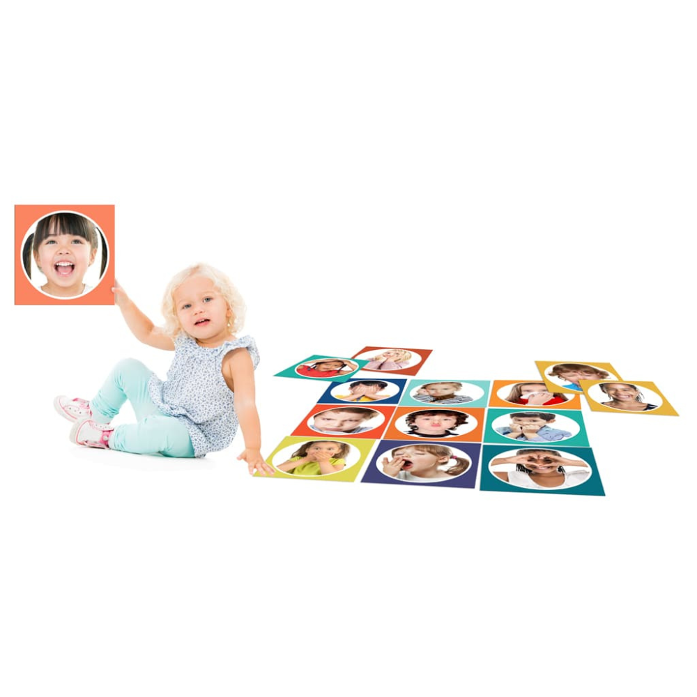 Lot de 15 dalles carrées des émotions 29cm x 29cm