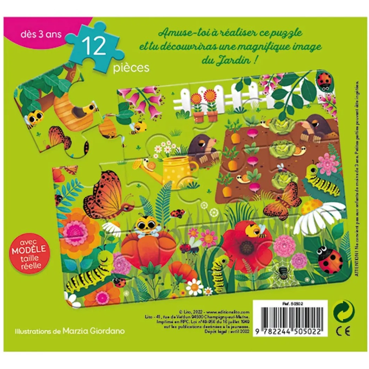 Puzzle 12 pièces : Le jardin