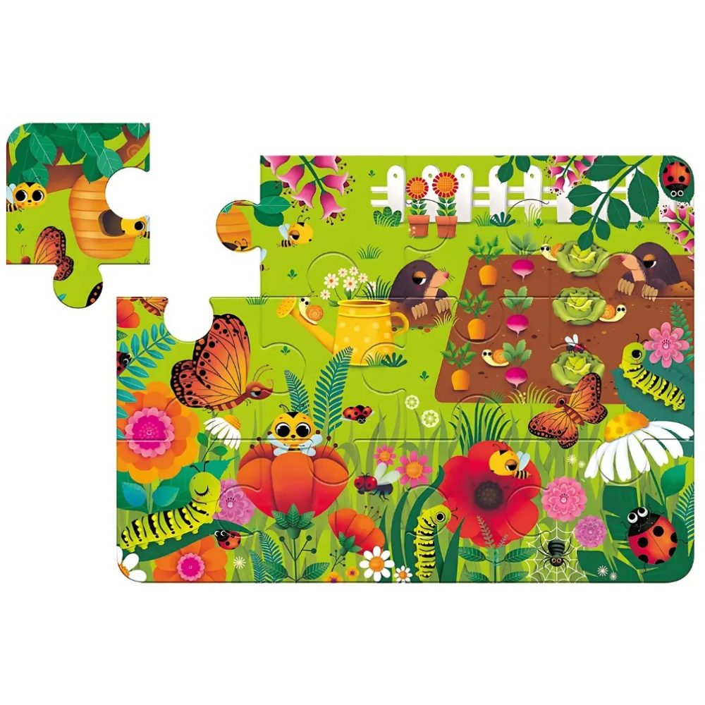 Puzzle 12 pièces : Le jardin