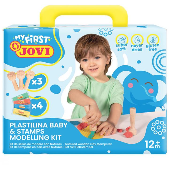 Ma première pâte à modeler pour bébé & kit de tampons de modelage – Dès 12 mois - 7 - Eveil Montessori Maroc