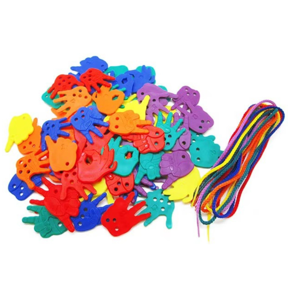 Mains à lacer et à compter