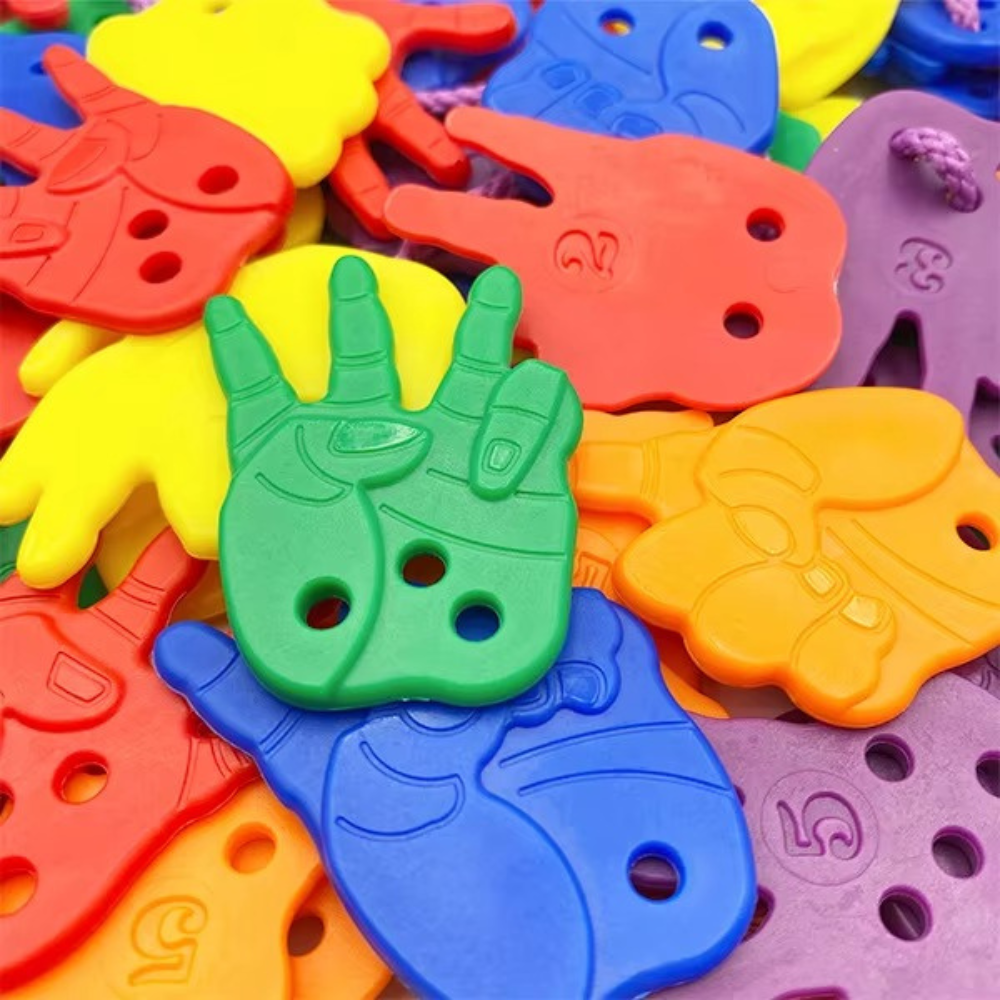 Mains à lacer et à compter