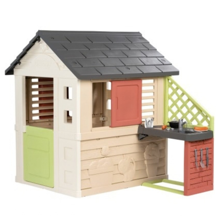 Maison Nature + Cuisine - Smoby - 1 - Eveil Montessori Maroc
