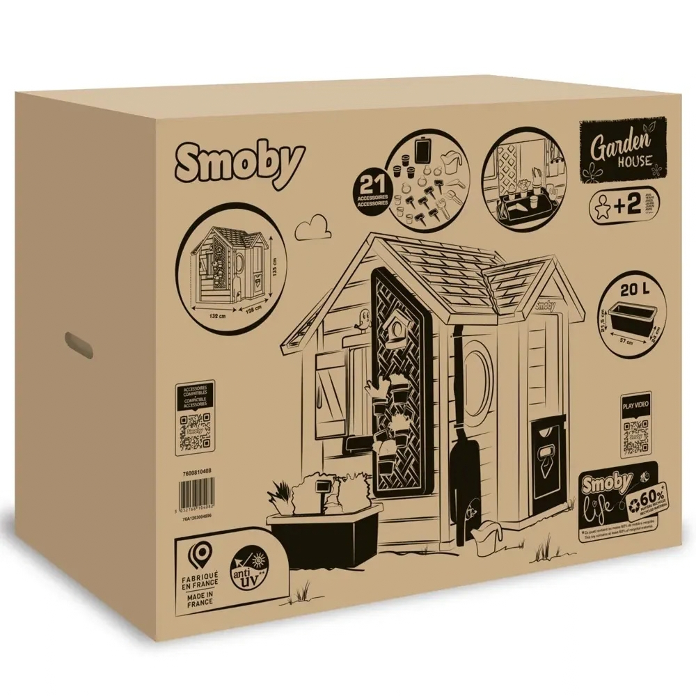 Maison de Jardin - Smoby - 6 - Eveil Montessori Maroc