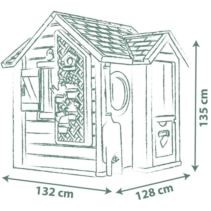 Maison de Jardin - Smoby - 3 - Eveil Montessori Maroc