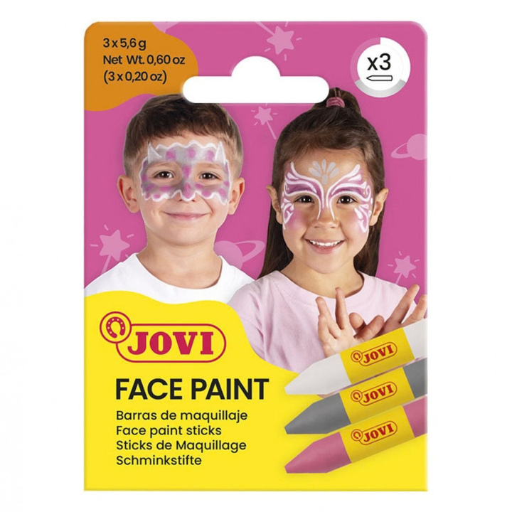 Maquillage pour enfants Face Paint Fantasy – 3 couleurs (rose, bleu et argent) - 4 - Eveil Montessori Maroc