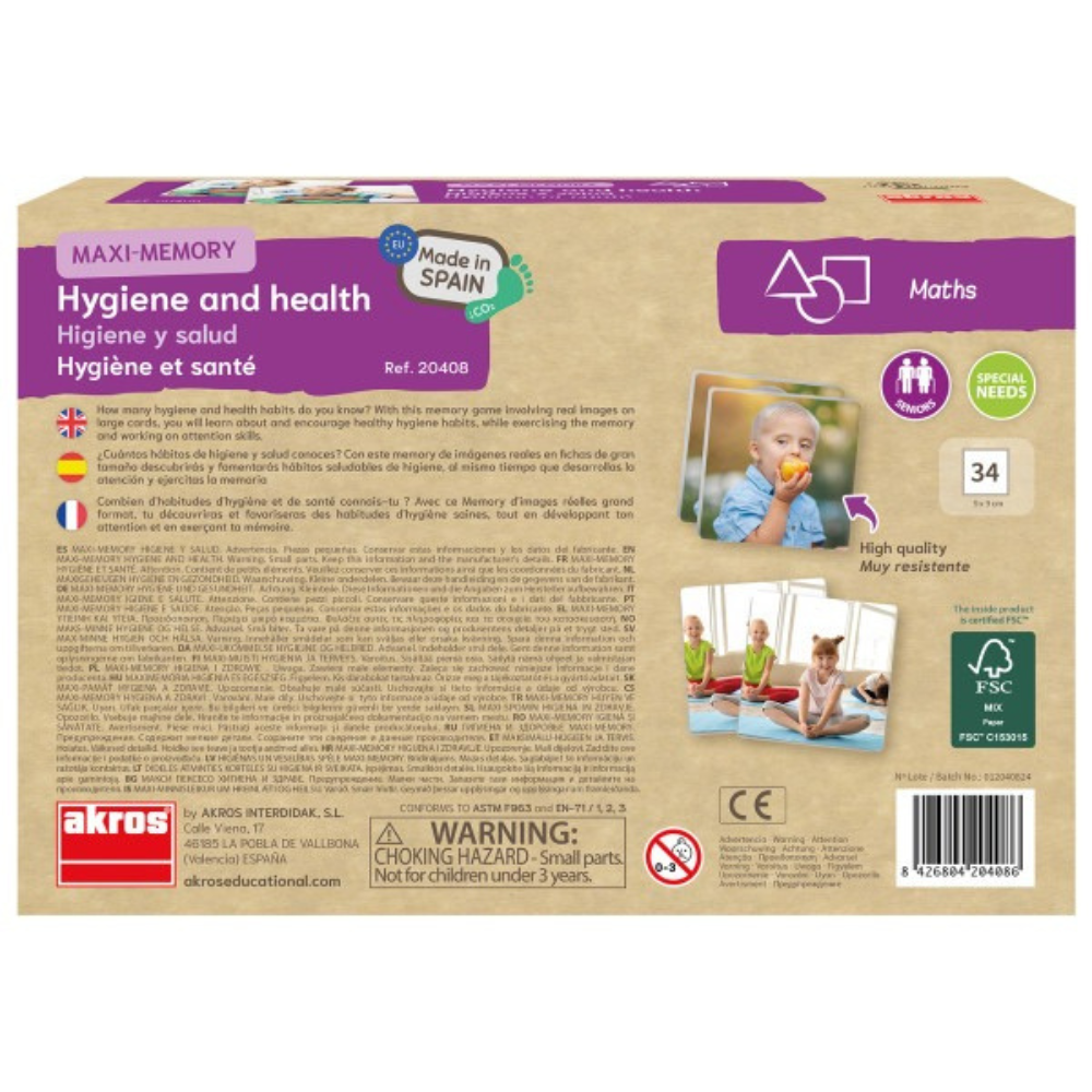 Maxi-memory hygiène et santé