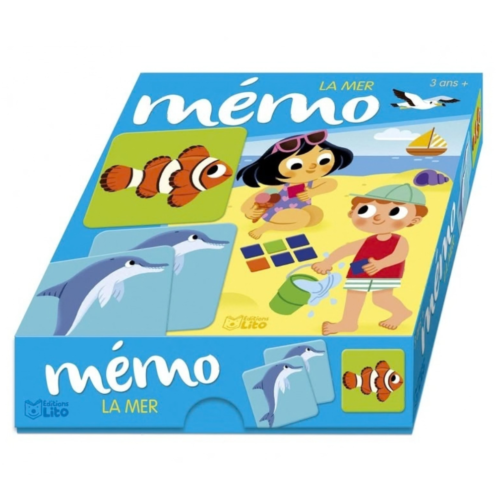 Mémo – La Mer - Dès 3 ans - 1 - Eveil Montessori Maroc