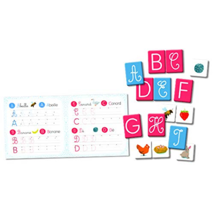 Mes grandes lettres rugueuses Montessori - 2 - Eveil Montessori Maroc
