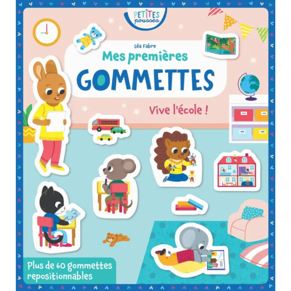 Mes premières gommettes - Vive l'école - 1 - Eveil Montessori Maroc