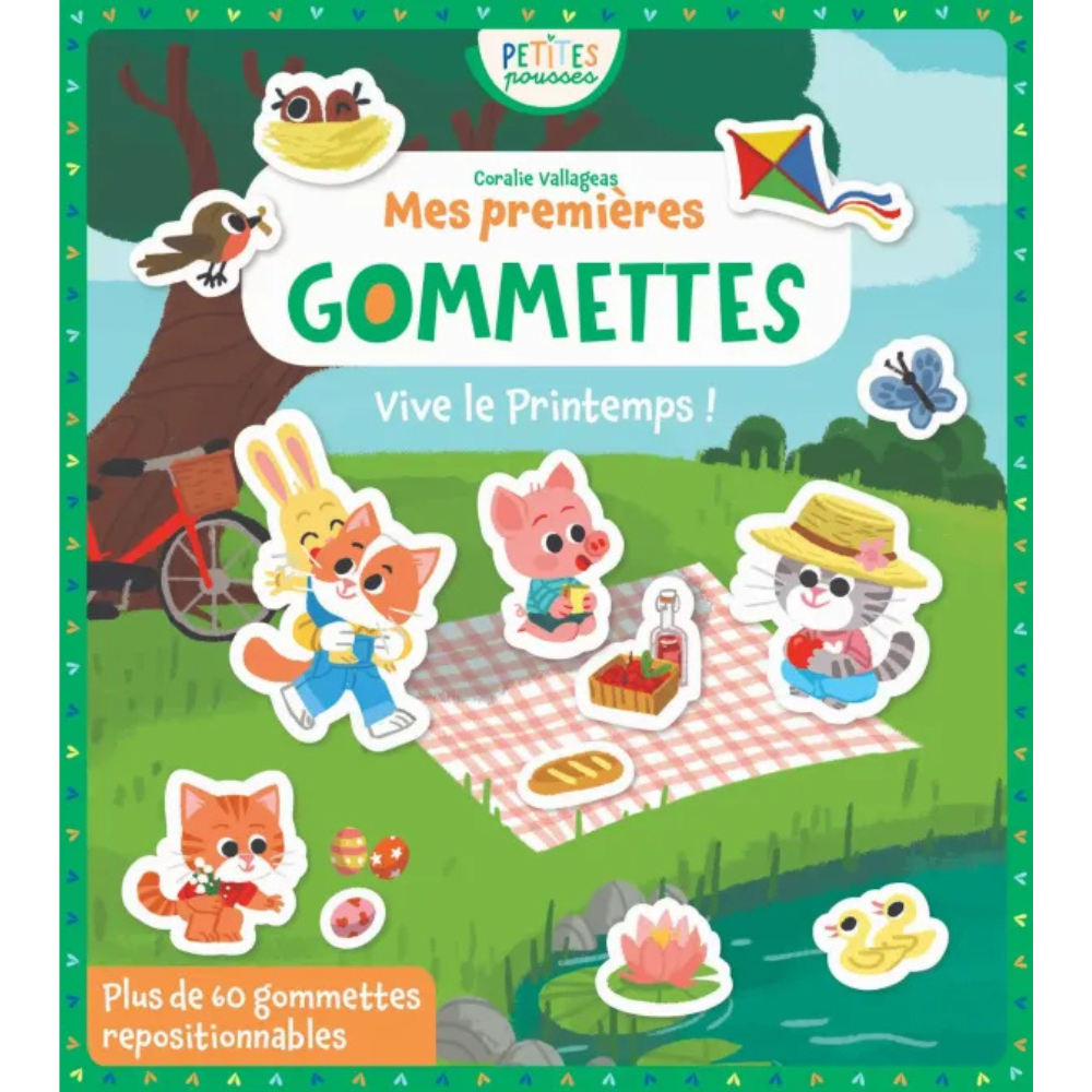 Mes premières gommettes - Vive le printemps - 1 - Eveil Montessori Maroc