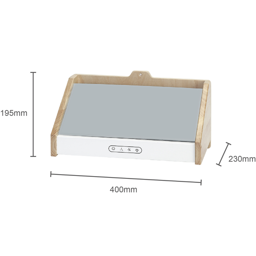 Micro-onde + Hotte aspirante + Étagères murales