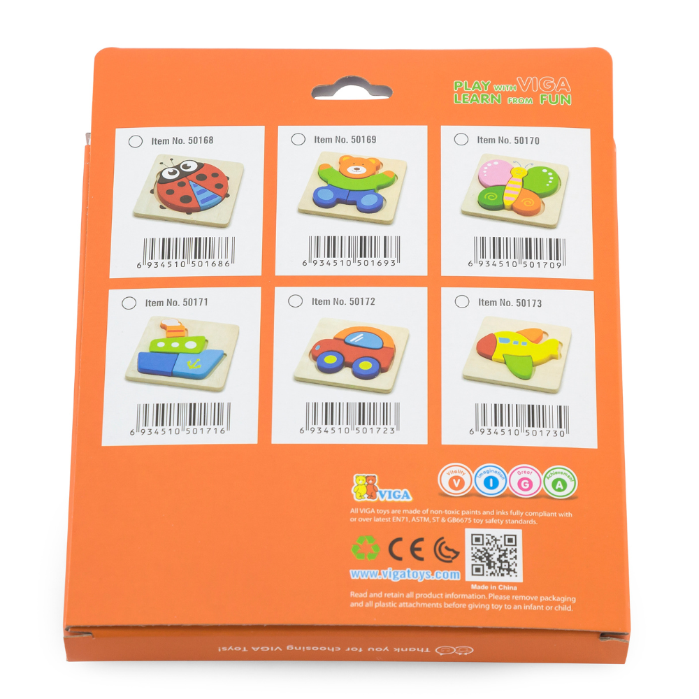 Mini puzzle en bois - Bateau