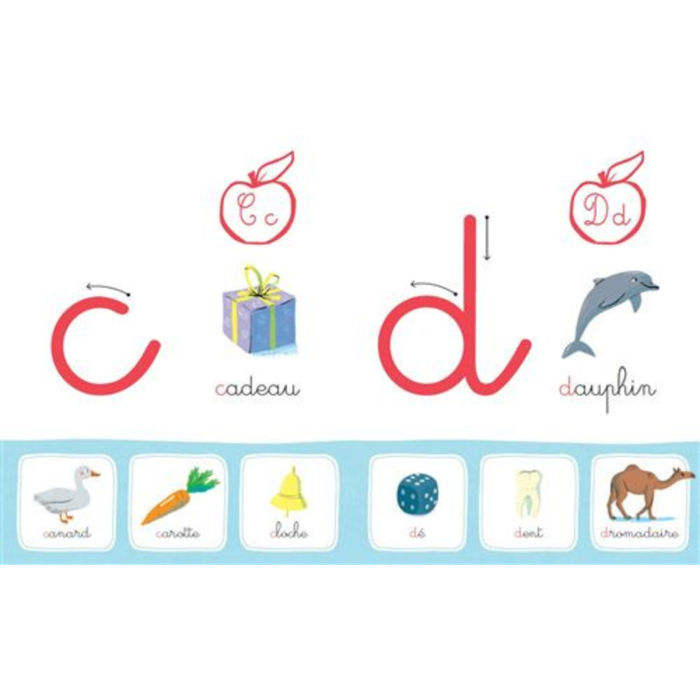 Mon ABCD à toucher Montessori