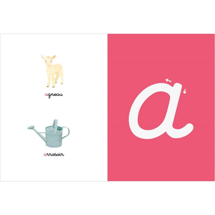 Mon abécédaire à toucher - Montessori - Dès 3 ans