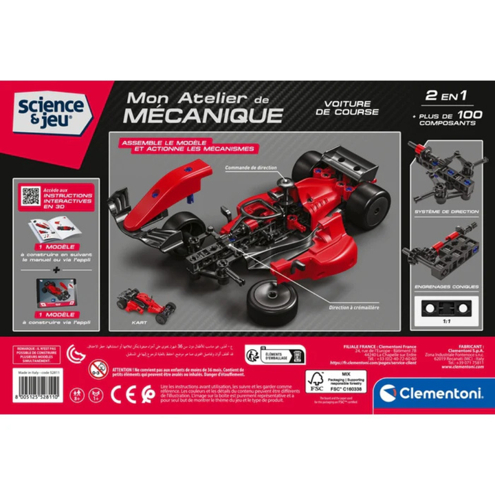 Mon atelier de mécanique - Voiture de course