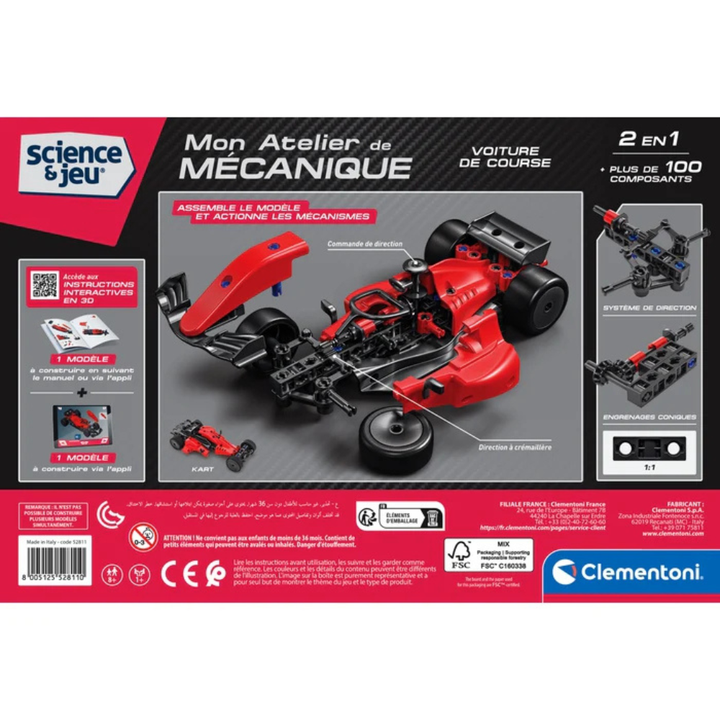 Mon atelier de mécanique - Voiture de course