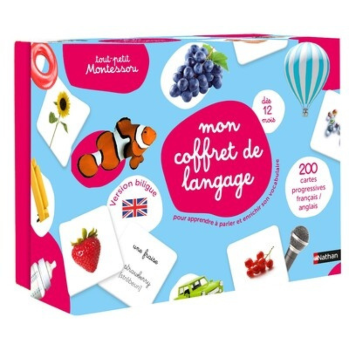 Mon coffret de langage - coffret bilingue français / anglais évolutif - dès 12 mois