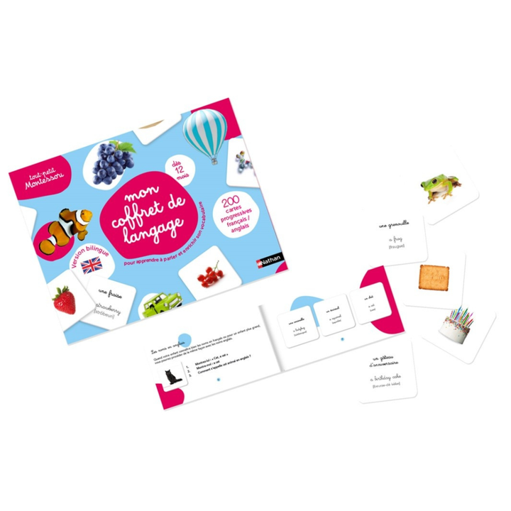 Mon coffret de langage - coffret bilingue français / anglais évolutif - dès 12 mois