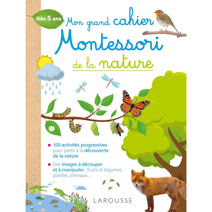Mon grand cahier Montessori de la nature