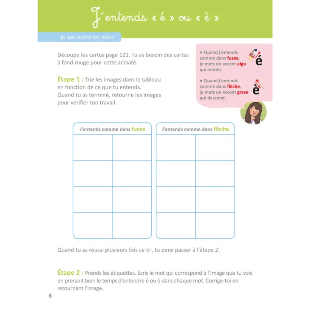 Mon grand cahier Montessori pour écrire sans fautes