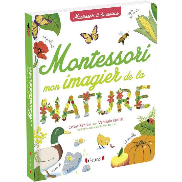 Mon imagier de la nature Montessori – Album documentaire Montessori avec plus de 150 mots