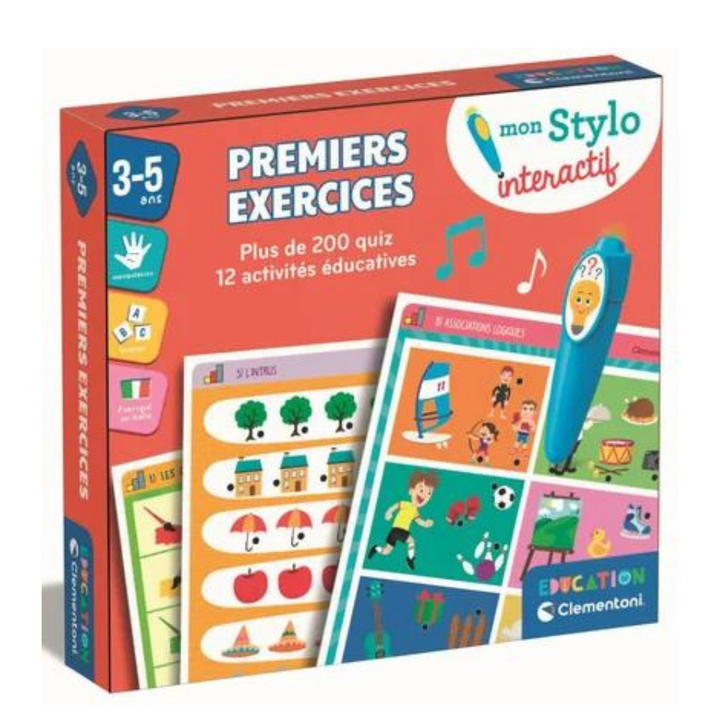 Mon stylo interactif - Premiers exercices