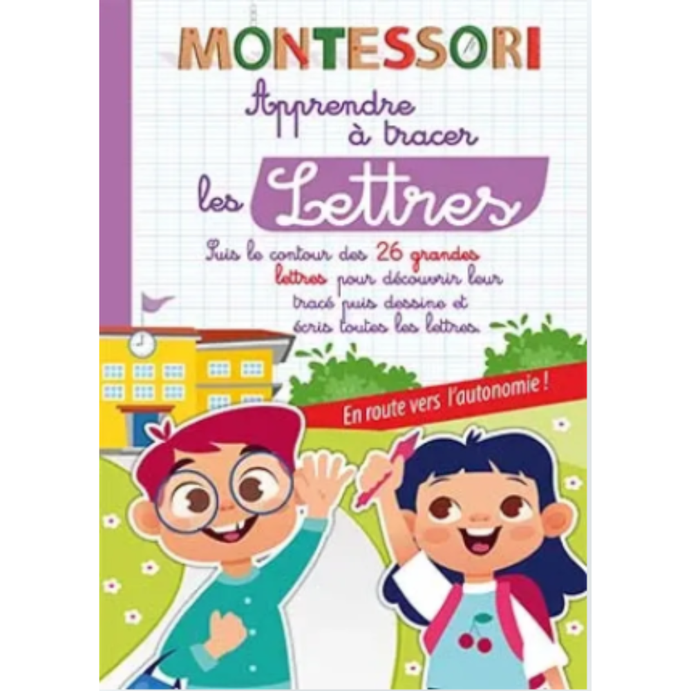 Montessori apprendre à tracer les lettres - 1 - Eveil Montessori Maroc