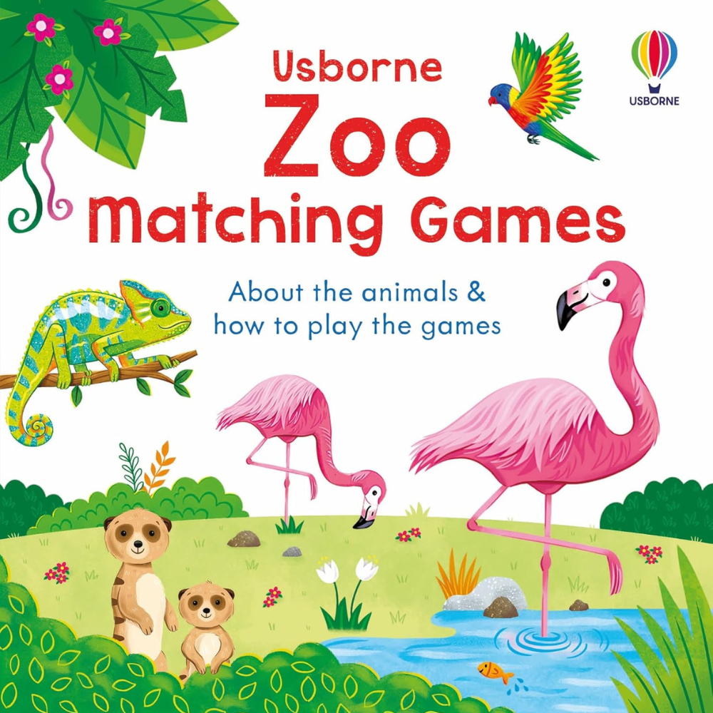 Jeu de mémoire + livre – Animaux du zoo – dès 3 ans (Anglais) - 5 - Eveil Montessori Maroc