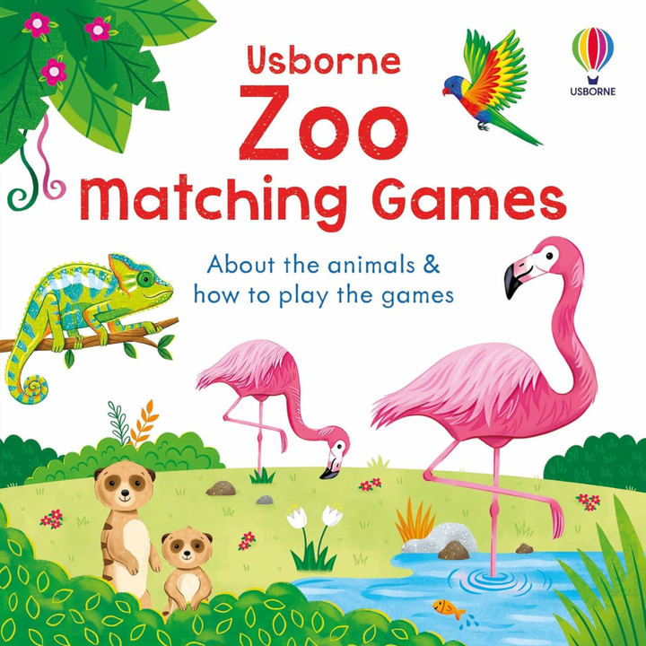 Jeu de mémoire + livre – Animaux du zoo – dès 3 ans (Anglais) - 5 - Eveil Montessori Maroc