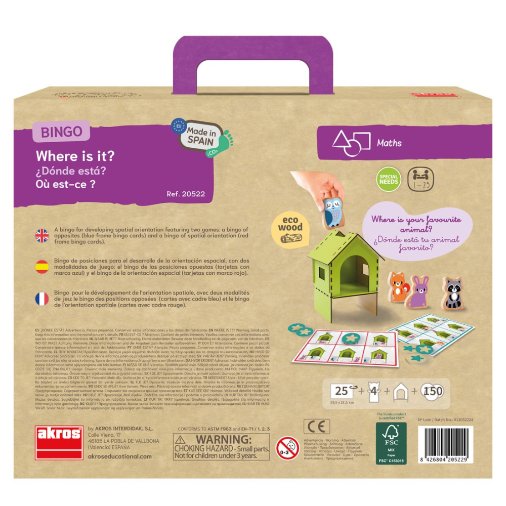 Où est-ce? - 6 - Eveil Montessori Maroc