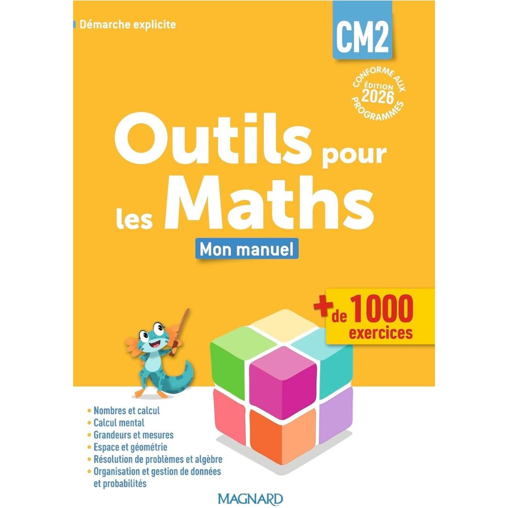Outils pour les maths : Outils pour les Maths CM2 (2026) - Manuel élève - 1 - Eveil Montessori Maroc