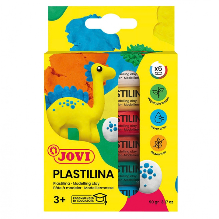 PÂTE À MODELER Étui de 6 bâtonnets de 15 g couleurs assorties - 5 - Eveil Montessori Maroc