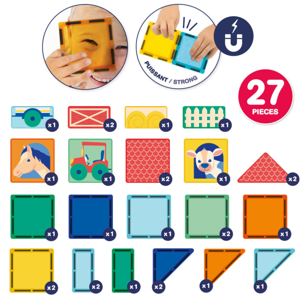 Panneau Magnétique - 27 pièces - Dès 2 ans