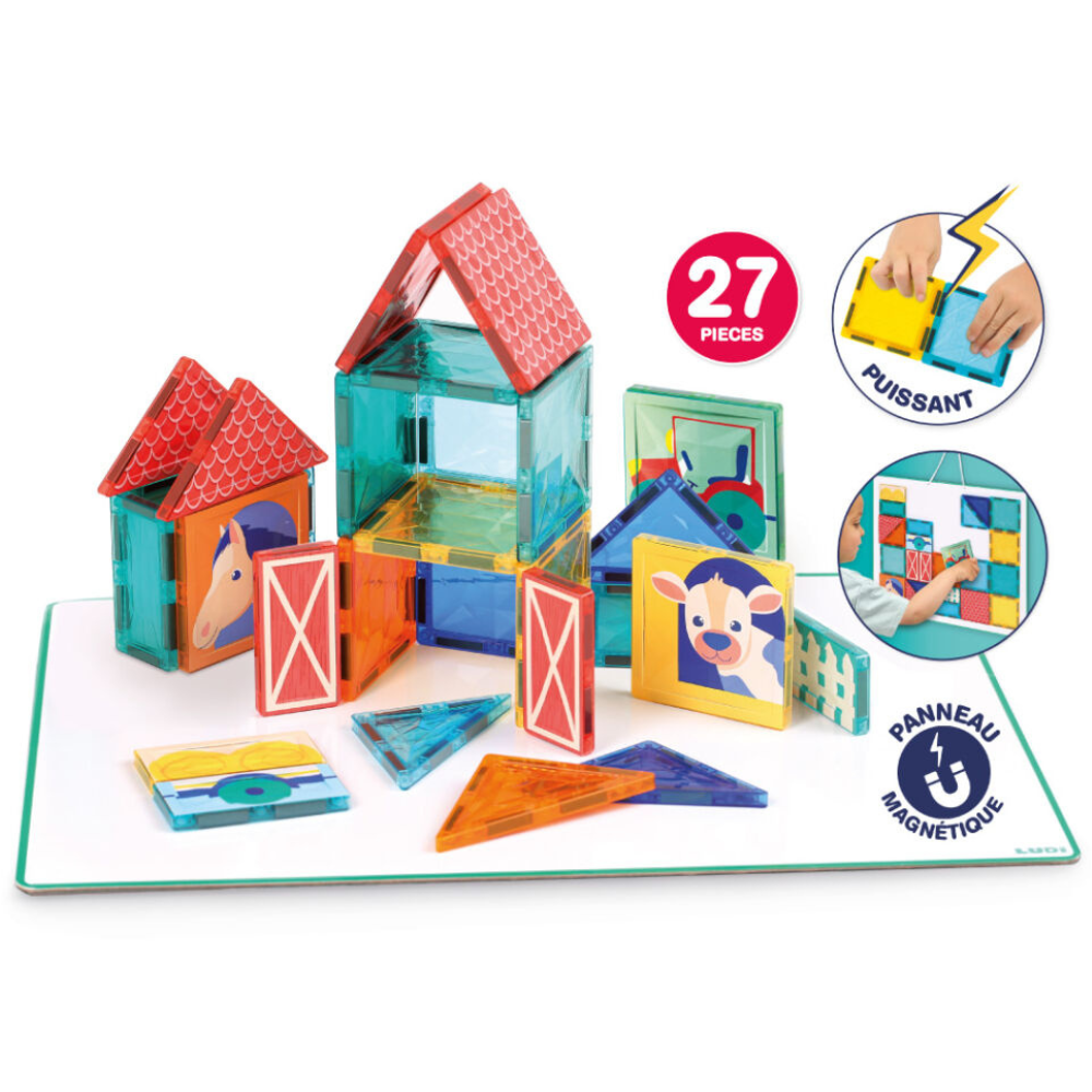 Panneau Magnétique - 27 pièces - Dès 2 ans