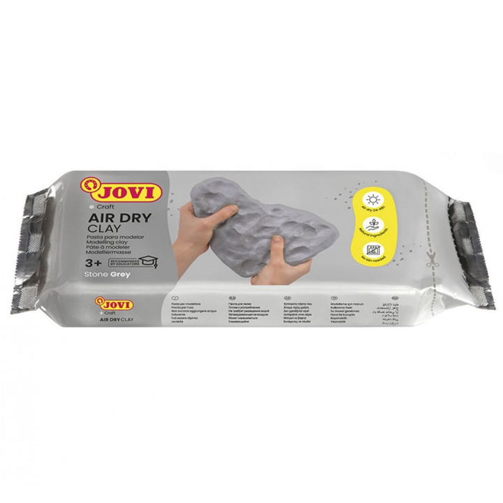 Pâte à Modeler Durcissante 1kg - Grise