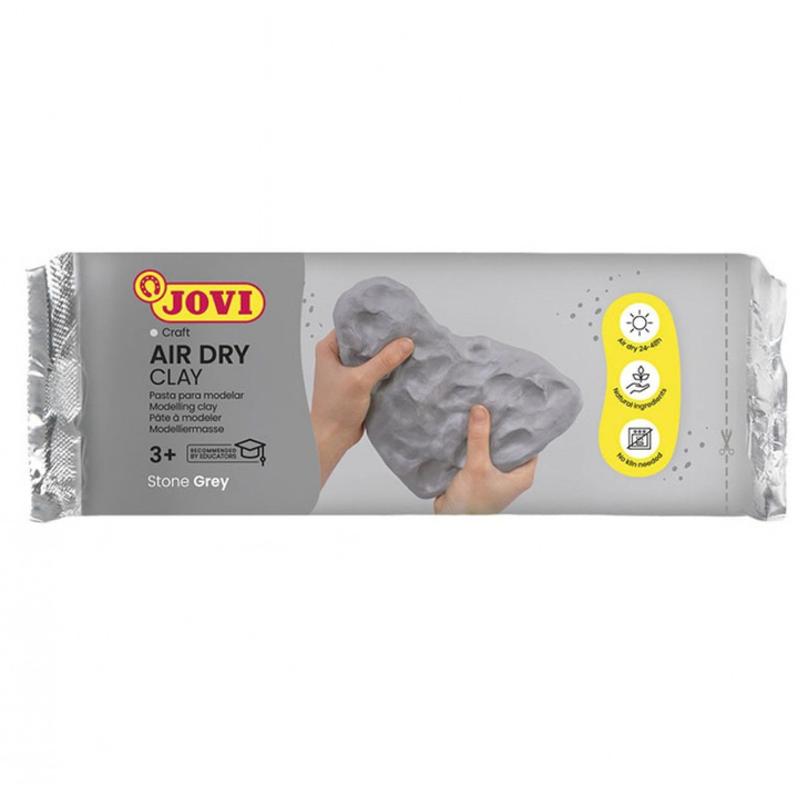 Pâte à Modeler Durcissante 1kg - Grise