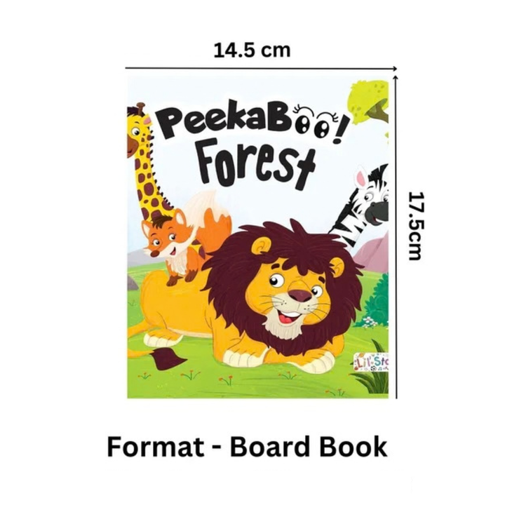 Peekaboo - Forest Board Book with Pictures for Kids - 2 - Eveil Montessori Maroc