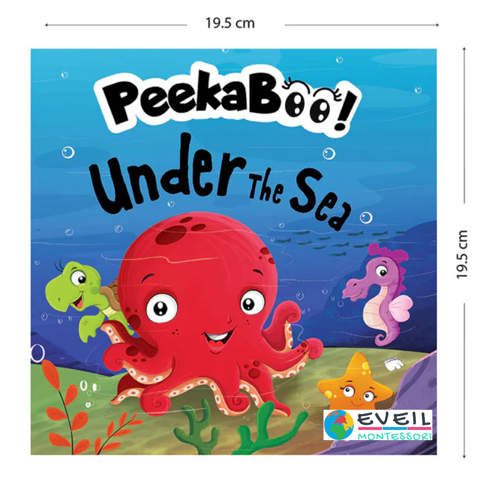 Peekaboo - Under the sea – Livre interactif pour tout-petits - 3 - Eveil Montessori Maroc