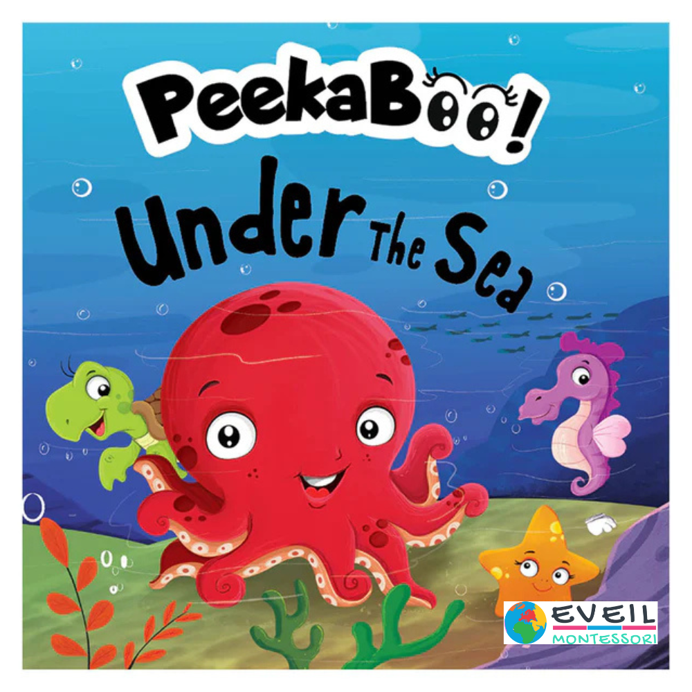 Peekaboo - Under the sea – Livre interactif pour tout-petits - 1 - Eveil Montessori Maroc