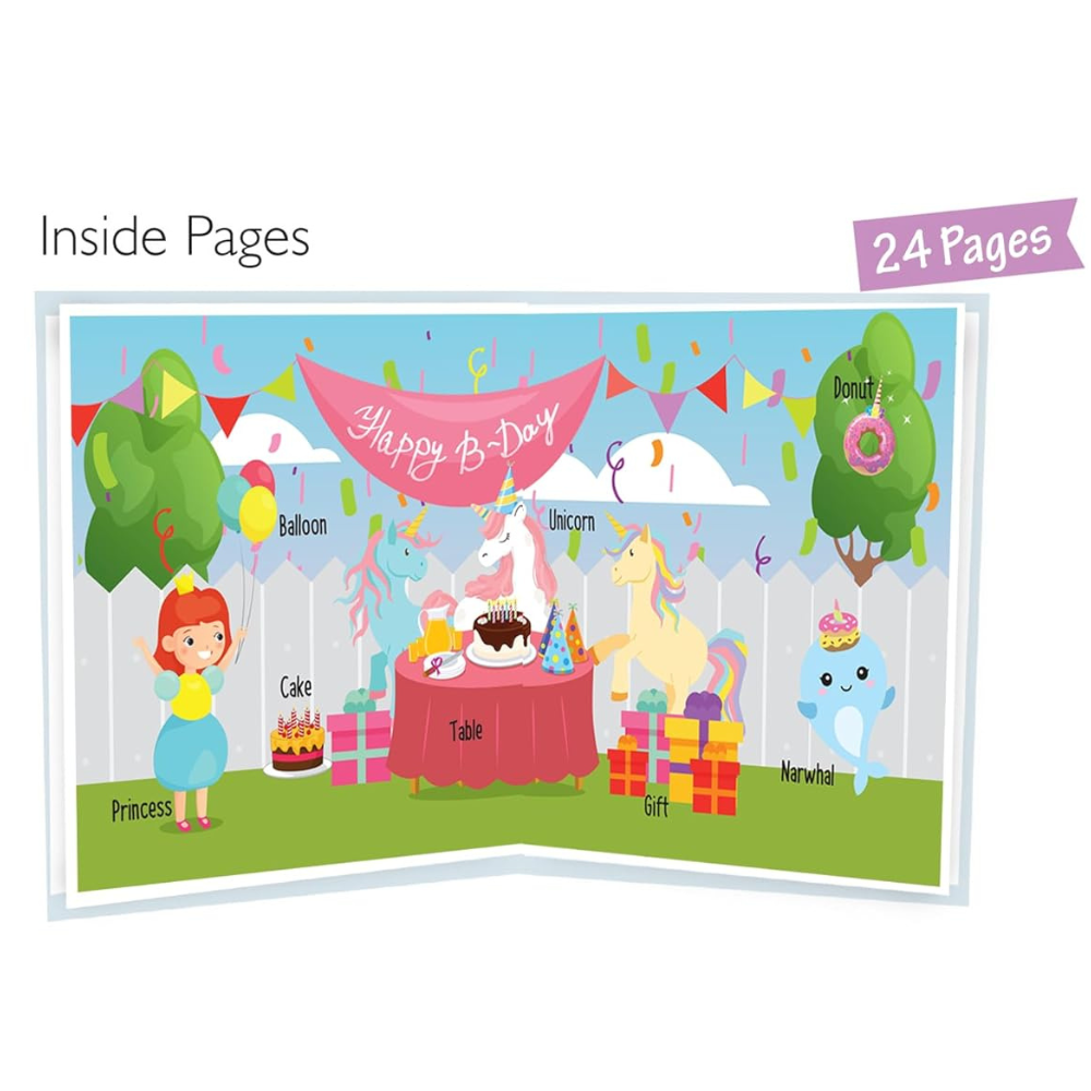 Peekaboo Unicorns – Livre interactif enchanté pour tout-petits - 2 - Eveil Montessori Maroc