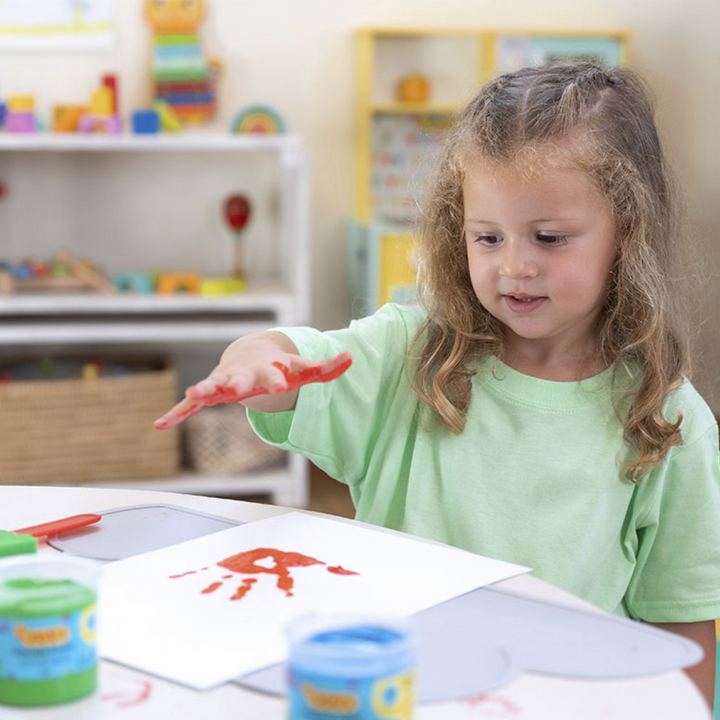 Peinture à doigts boite de 6 pots de 125ml