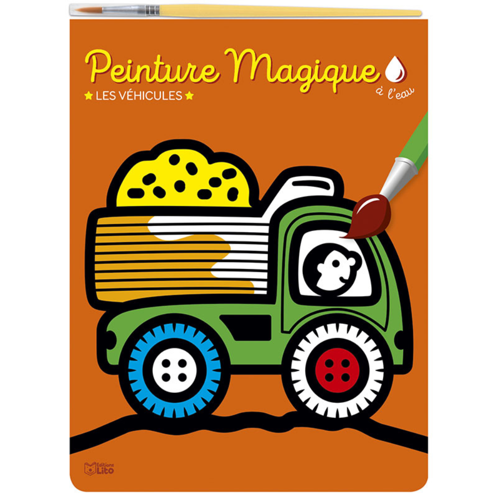 Peinture magique à l’eau – Les véhicules