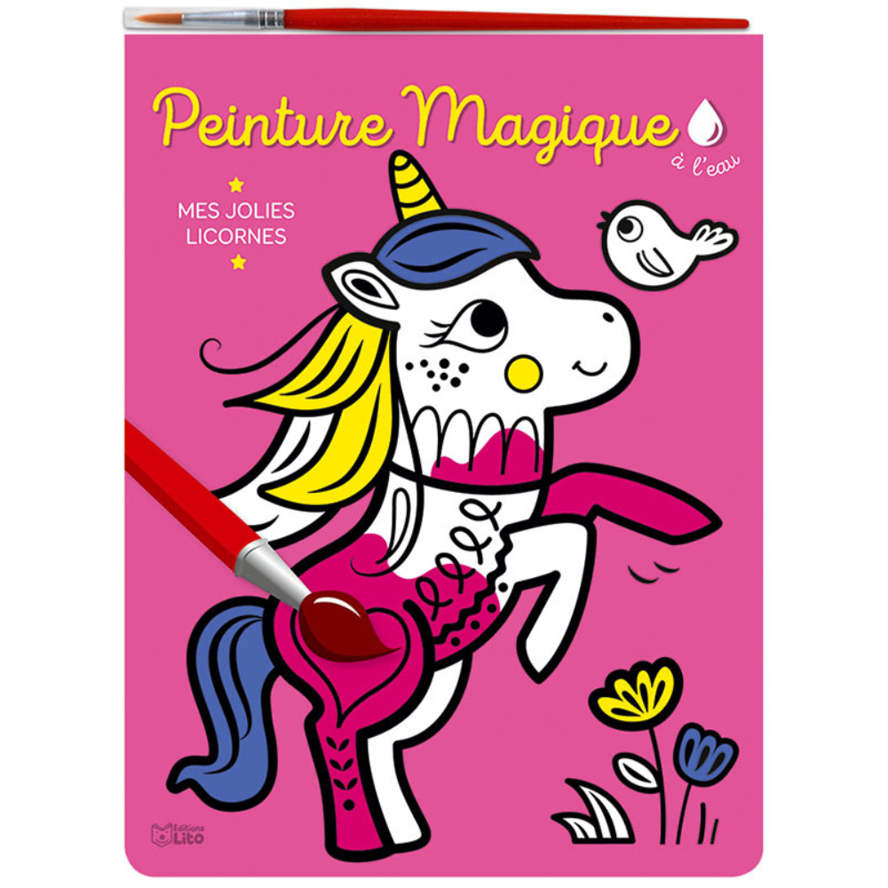 Peinture magique à l’eau – Mes jolies licornes