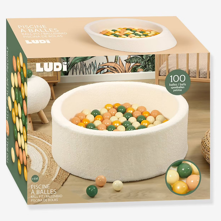 Piscine balle plush - multicolore - 3 - Eveil Montessori Maroc