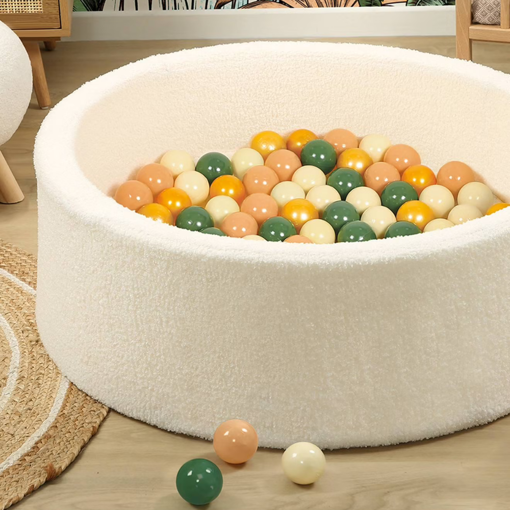 Piscine balle plush - multicolore - 1 - Eveil Montessori Maroc