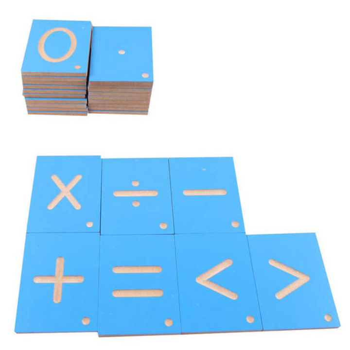 Pistes graphiques - Les chiffres + Signes arithmétiques