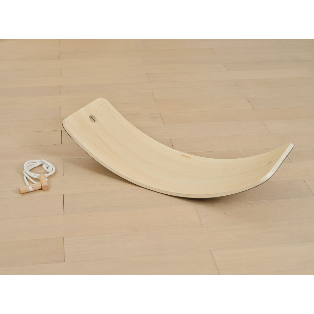 Planche d'équilibre en bois